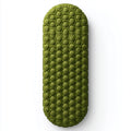 Colchonetas para Camping - TPU - 184x57x6 cm - Verde oliva - hexagonal redondeada