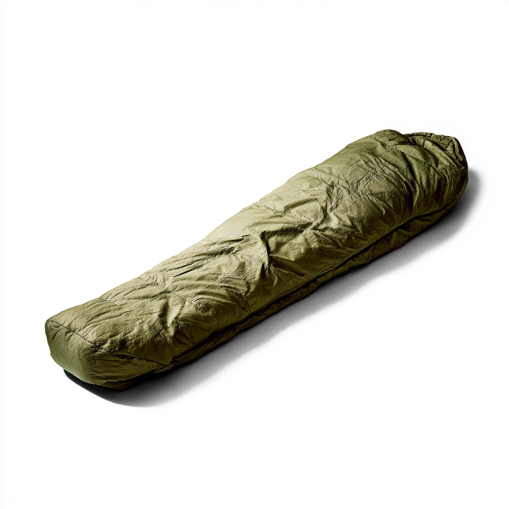 Sacos de Dormir - Poliéster - 236x84 cm - Verde oliva - Tipo momia para expediciones y camping