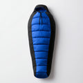 Sacos de Dormir - Poliéster - 228x84 cm - Negro-Azul - Tipo momia térmico para senderismo