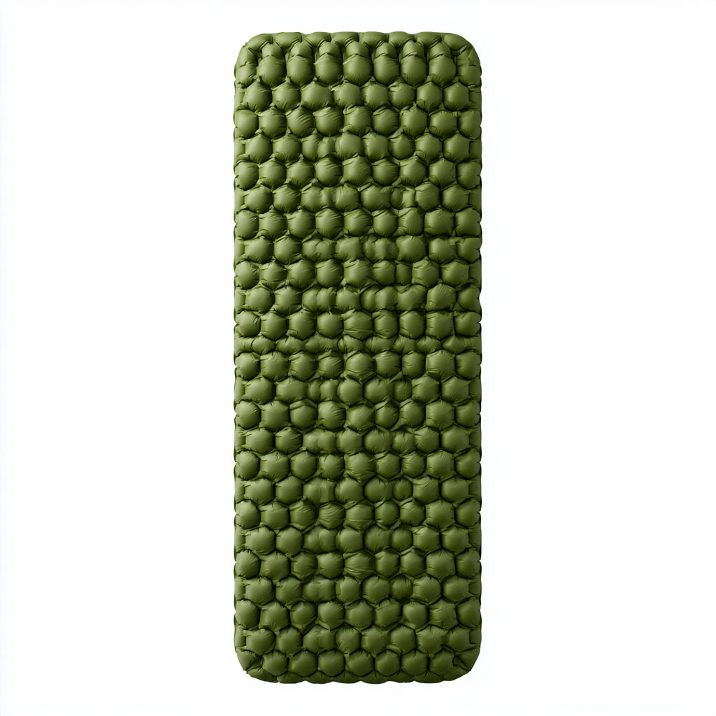 Colchonetas para Camping - TPU - 188x62x7 cm - Verde oliva - celdas redondeadas