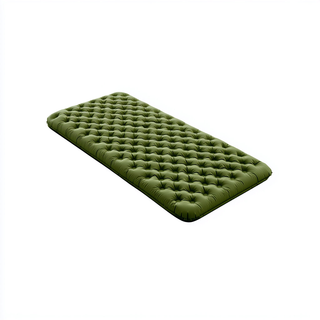 Colchonetas para Camping - TPU - 190x66x8 cm - Verde oliva - acolchada con celdas compactas