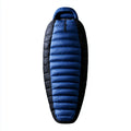 Sacos de Dormir - Poliéster - 232x86 cm - Negro-Azul - Tipo momia para camping de montaña