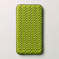 Colchonetas para Camping - PVC - 185x70x8 cm - Verde - zigzag con borde negro